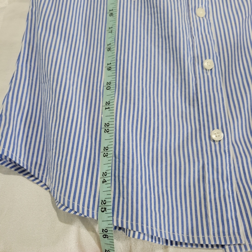 J Crew Factory Button-up cotton poplin shirt in signature fit BU009 NWT Sz XS - Picture 6 of 7